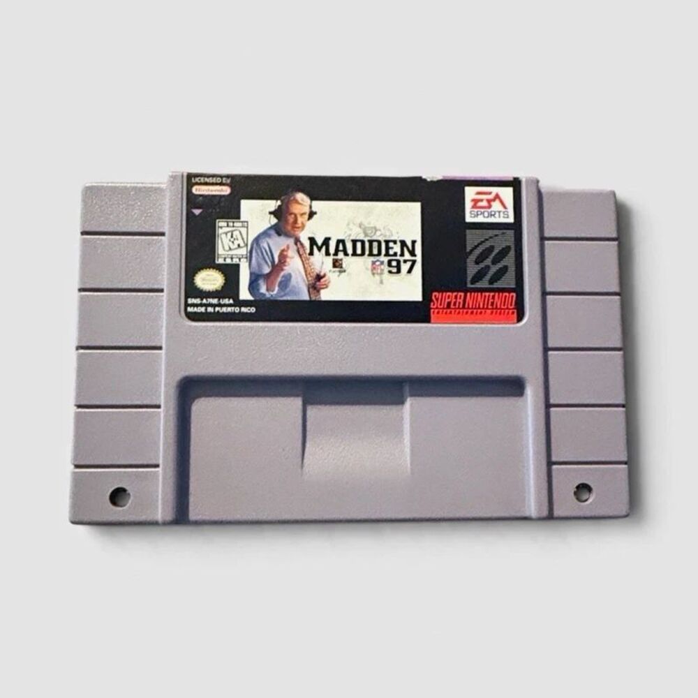 Madden NFL 97 Super Nintendo Game